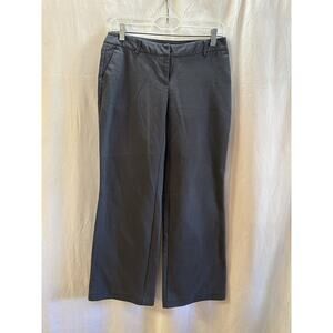 Apt. 9 Cropped Dress Pants Women’s 2P Gray Flat Front Career Slacks